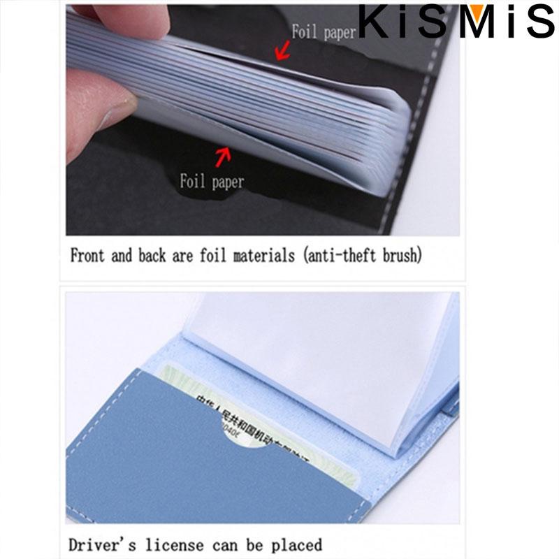KISMIS 1 PC femmes hommes en cuir 26 fentes ID porte-cartes de crédit RFID blocage portefeuille étui sac de poche