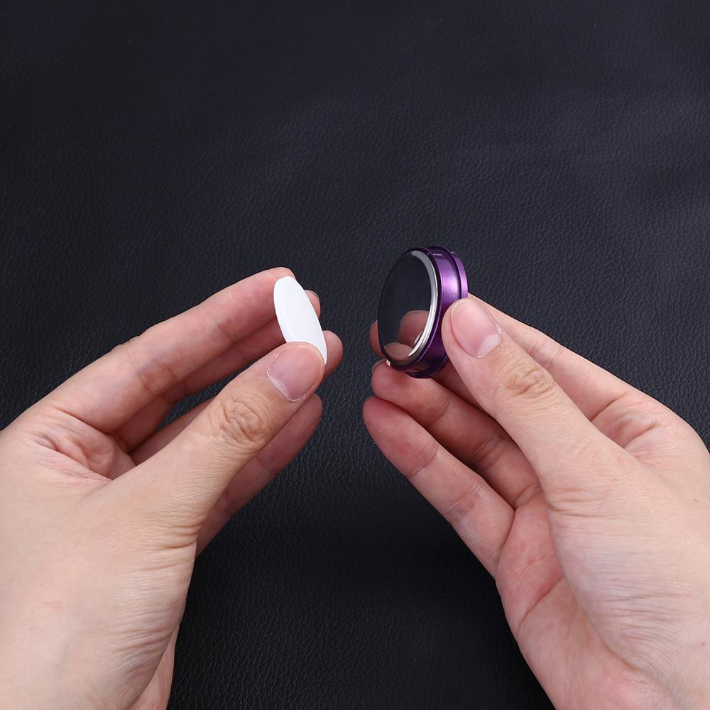 1PC Mini Auto Ornament Klok Stick-On Quartz Analoge Horloge Auto Styling Interieur Decoratie Tool Accessoires
