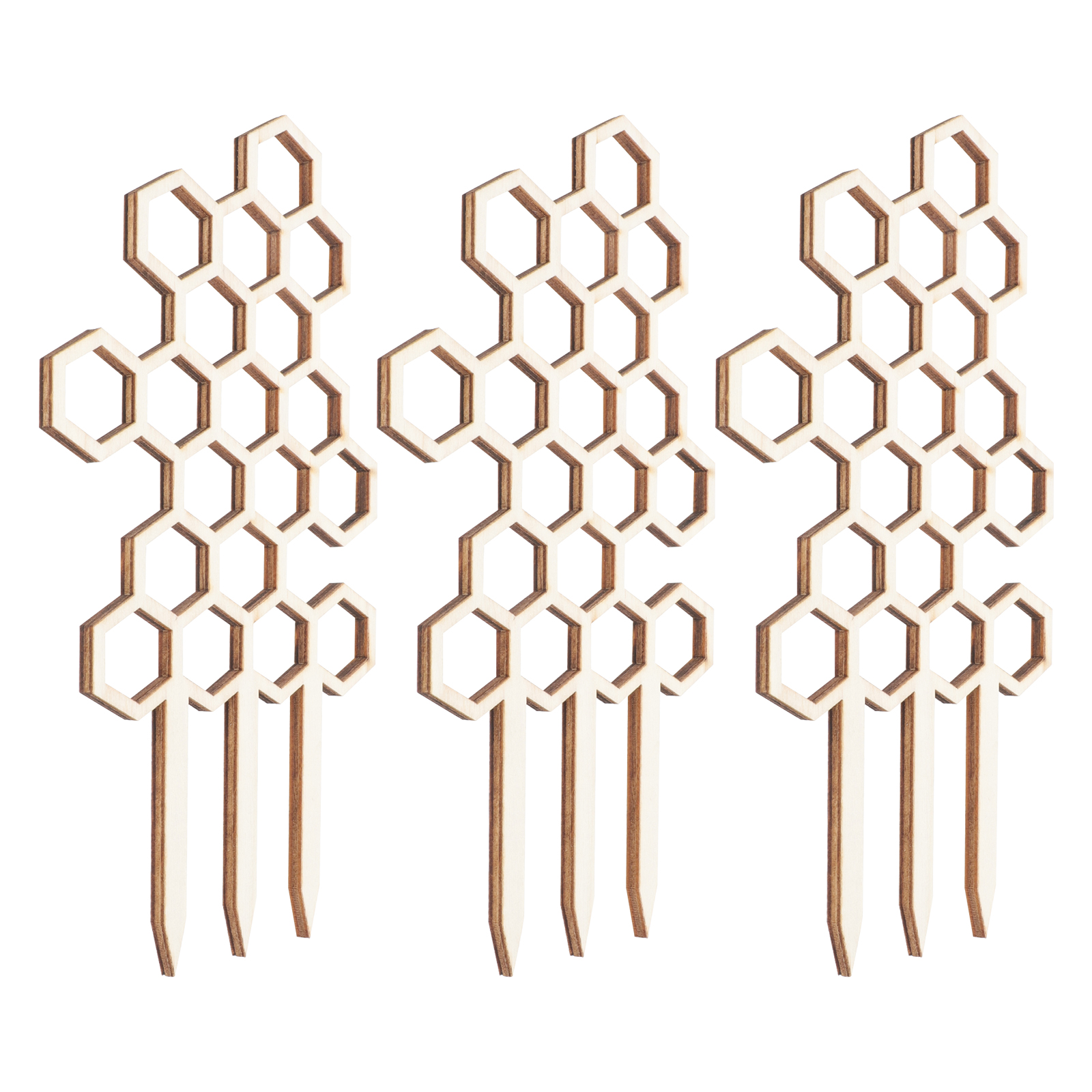 3pcs Plant Flower Trellis Honeycomb Garden Trellis Vine Climbing Support Rack