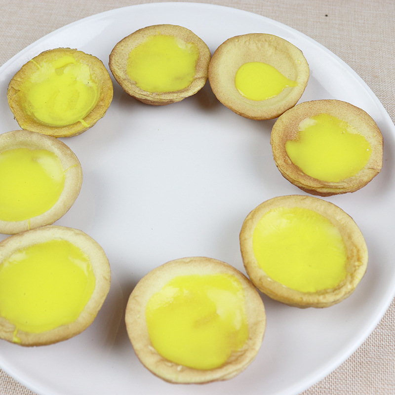 Simulation Egg Tart Food Tart Bread Snack Food Model Props Kids Kitchen Play Toy