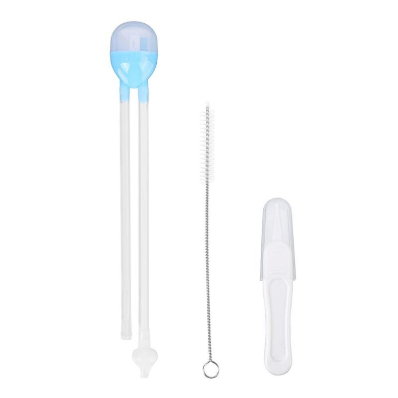 Ensemble d'aspirateurs nasaux 3 pièces | Accessoires de Protection pour les bébés, nettoyeur de nez pour bébés enfants, aspiration sous vide, grippe, soins de santé pour bébés: Bleu