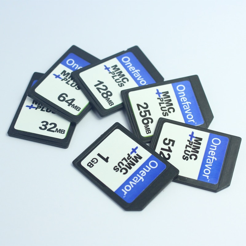 onefavor 256 MB 512MB 1GB MMC MultiMedia Card 13PINS Memory Card for Old Camera