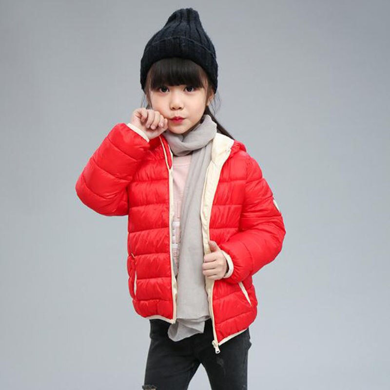 Warme Jas Hooded Winterjas Jongen 5 Kleuren Sneeuw Baby Kleding Katoen Sneeuw Dragen voor Kids: Color 1 / 110cm