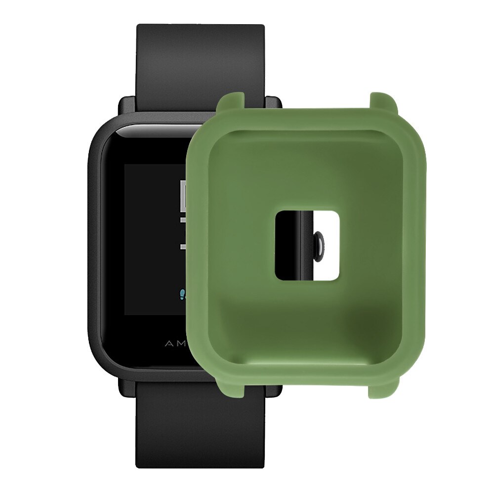 TPU blando de excelente de protección de silicona funda completa para Huami Amazfit Bip jóvenes reloj SmartWatch Prevención de arañazos golpes: AG