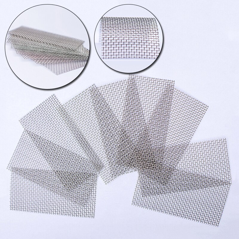 1pcs Aquarium Stainless Steel Wire Mesh Pads Aquatic Moss Plants Water Grass Mesh Fish Tank Supplies Aquarium Fixed Mesh Pad