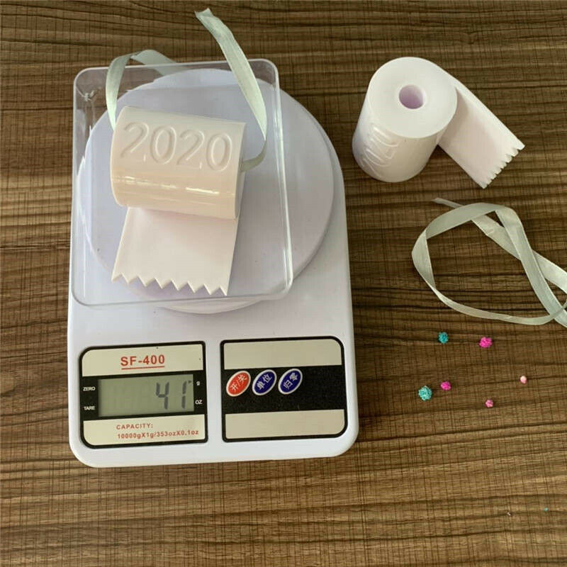 Toilet Paper Roll Xmas Tree Ornaments Christmas Tree Hanging Pendant Ornament DIY Festival Shape Decorations