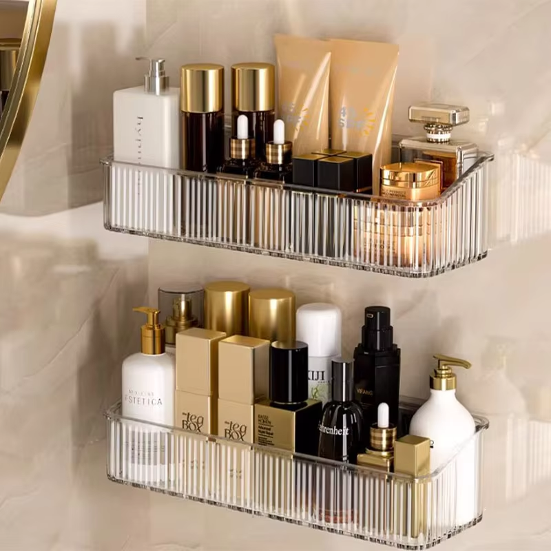 Badrumsförvaringsställ badrumstoalett utan stansning vägghängare toalettvägg kosmetikaförvaringsställ