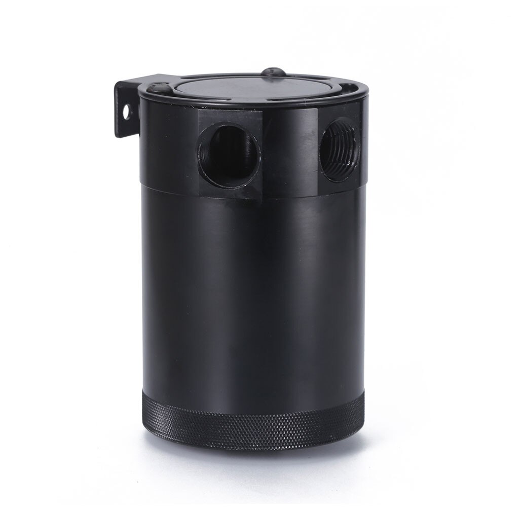 Universal bilvæddeløb forvirret 3-- ports oliefangstdåse tank luft-olie-separator sort holdbar og bombakt  l0404: Default Title