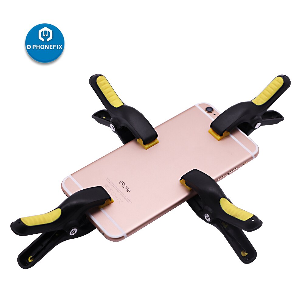 Phonefix 4 Stks/set Universele Plastic Clip Armatuur Voor Iphone Ipad Mobiele Telefoon Lcd-scherm Bevestiging Klem Reparatie Tools
