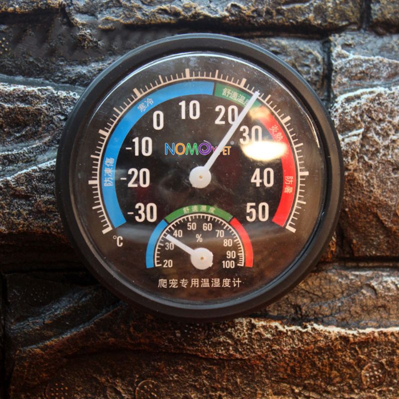 Reptile Temperature Thermometer Humidity Hygrometer Gauge Vivarium Tank Supplies 85WC