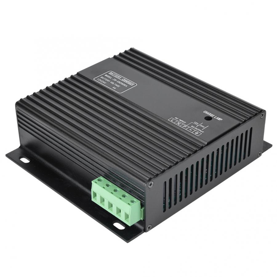 Solar Charge Controller 12V/24V 6A Intelligent Battery Charging Device Derv Genset Lead-Acid Battery Charger Solar Power Kit