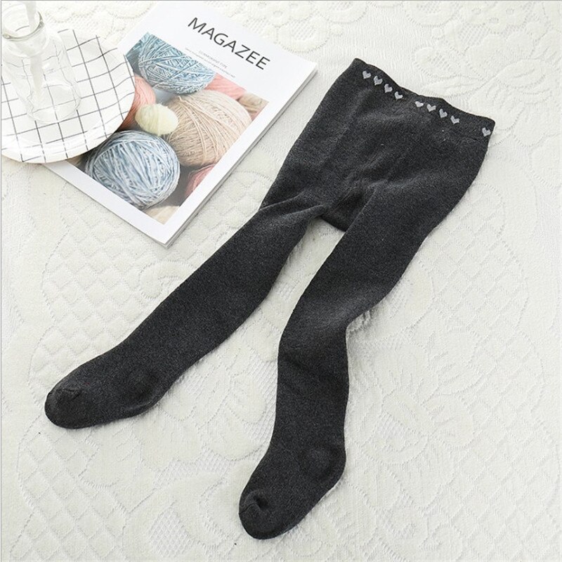 Baby Autumn Winter Tights Baby Toddler Kid Girl Stockings Cotton Warm Pantyhose Solid Color Tight 0-24M