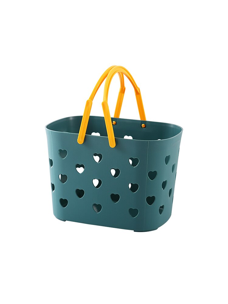 1 peça de cesta de banho portátil banheiro cesta de banho feminino bonito cesta de banho com produtos de higiene pessoal banho azul dormitório armazenamento bo