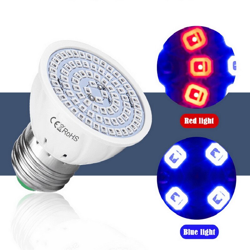 Gu10 led 220v plantenlampen  e14 kweeklampen  e27 hulp  mr16 fytolampen led 3w volledig spectrum hydrocultuur kweektent voor binnen