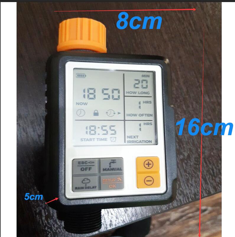 Automatisk lcd-skærm elektronisk vand timer sprinkler controller udendørs have timer automatisk vanding enhed vanding værktøj