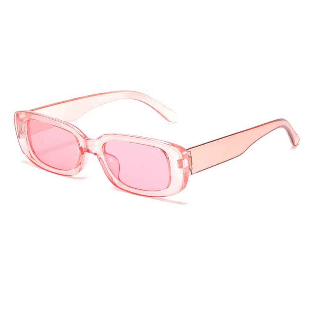 Gafas de sol retro cuadradas para mujer, anteojos clásicos rectangulares pequeños, artículo de viaje vintage de: Multicolor