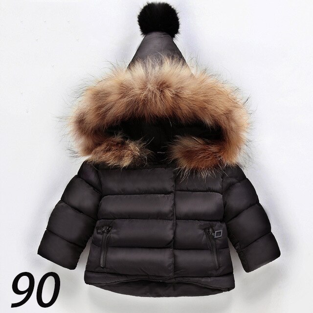 Medoboo Winter Baby Girls Clothes for Boys Thick Warm Faux Fur Baby Hooded Jacket Coat Tops Outerwear Snowsuit Suit Overalls