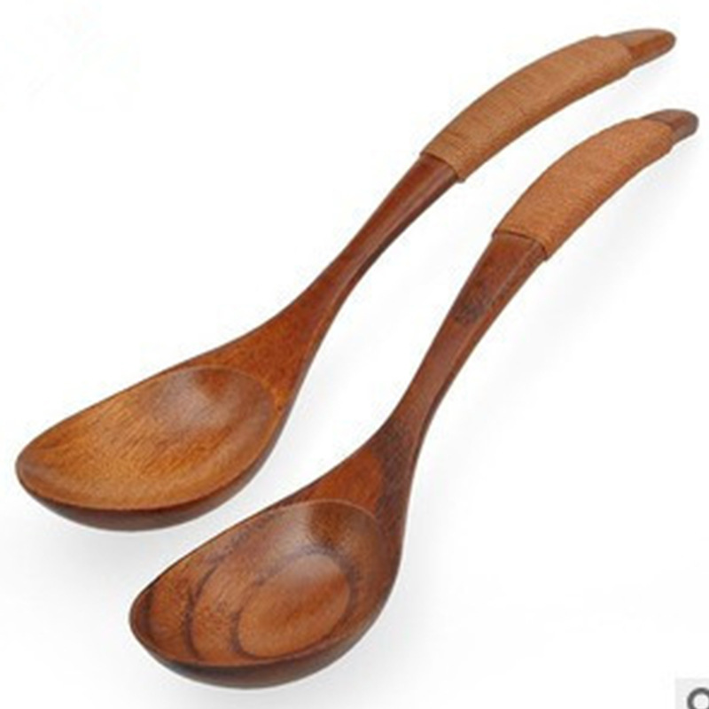 18 cm Natürliche Holz Langstieligen Reis Suppe ... – Grandado