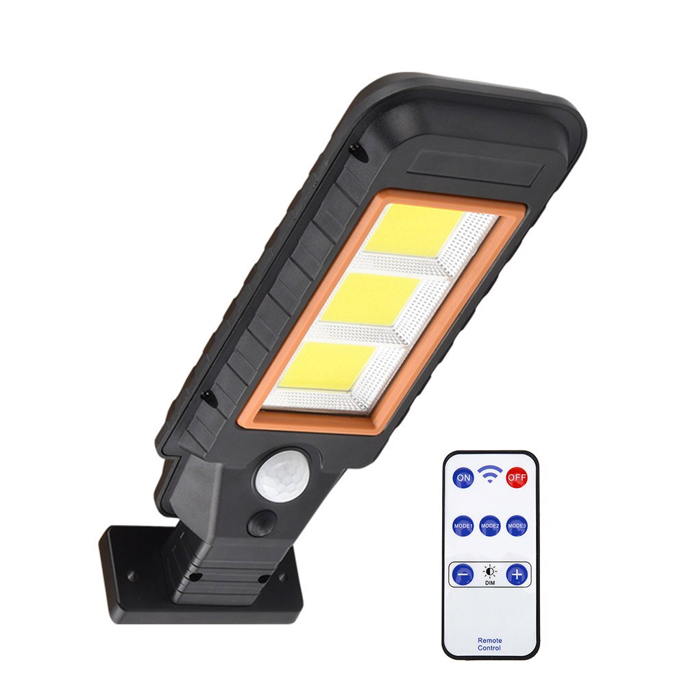 LED Wireless Remote Control Solar Street Light Outdoor Waterproof Wall Lamp Human Body Induction Garden Light Solar Lamp: 120COB with Remote