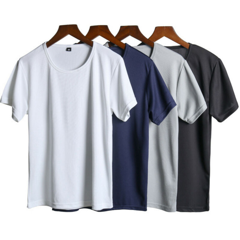 Anti dirty vandtæt #39 sports t-shirt åndbar nano quick dry skjorte top