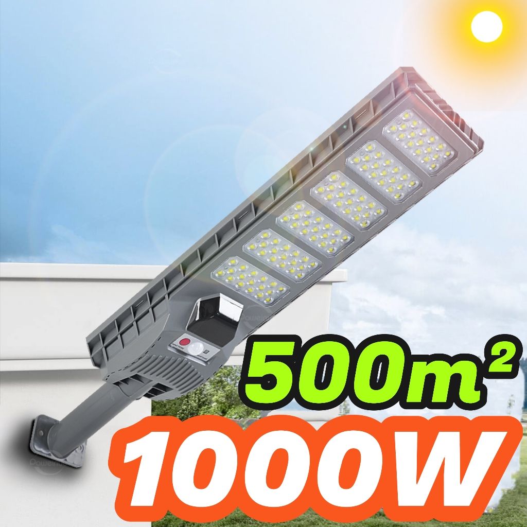 Luz Solar Exterior 100000LM con Sensor de Movimiento - Lámparas de Pared para Exteriores IP65 Impermeables, Iluminación Solar para Jardín, Calle y Villa