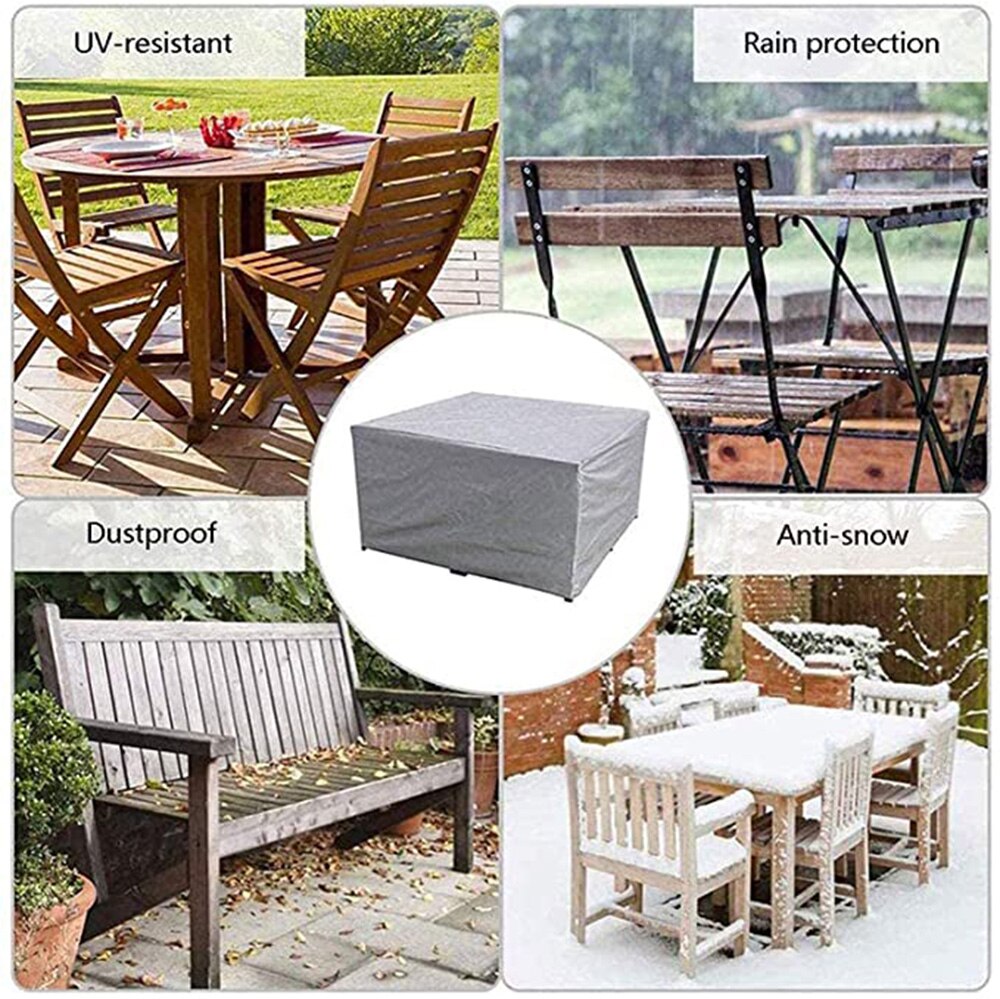 Waterproof Furniture Covers Outdoor Patio Garden Protective Case Supplies Accessories Tools Rain Snow Dust Proof Cover