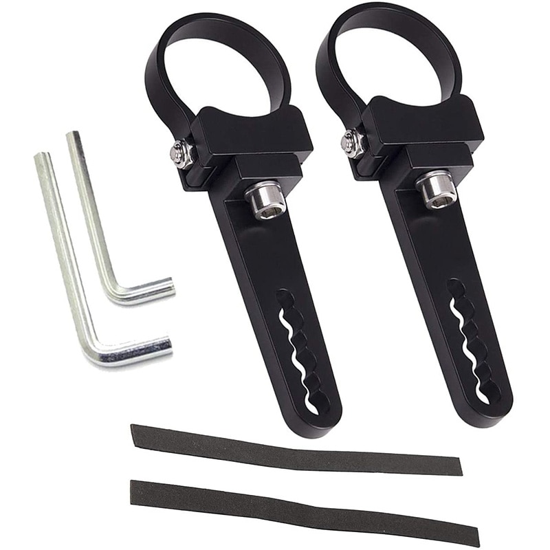 1.5 Inch Bull Bar Tube Mount Clamps LED Light Bar Universal Mounting Brackets Roof Roll Cage Holders,2 Set