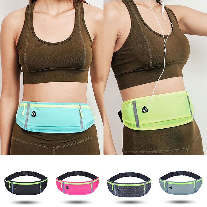 Ultradunne Mode Taille Tas Waterdichte Reizen Toevallige Run Klim Zak Sport Taille Verpakking Zomer Unisex Reflecterende Telefoon Tas