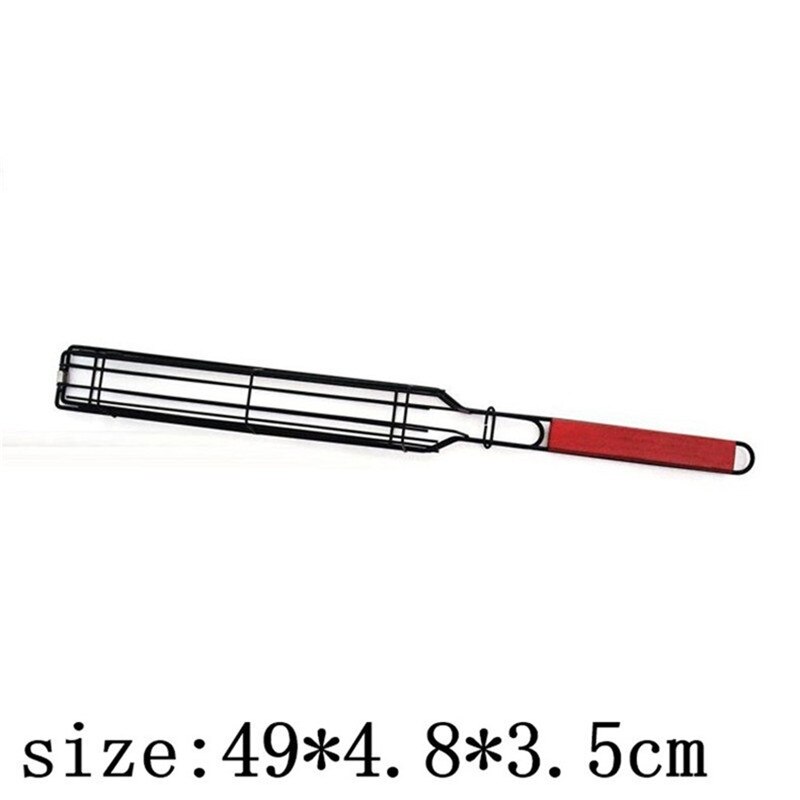 BBQ Grillen Korb Grill Clip Edelstahl Anti-korrosion Nonstick Durable Tragbare Grill Werkzeuge Küche Zubehör