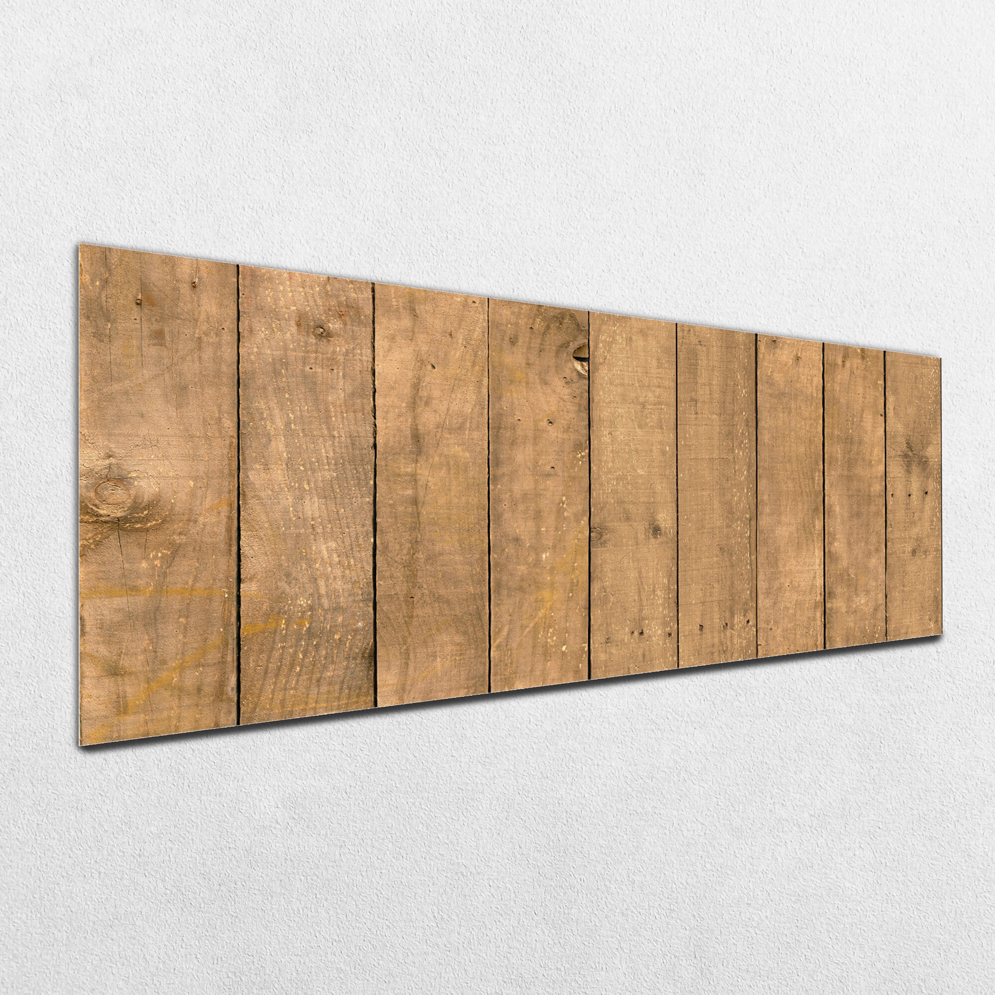 Cabecero Cama Rustic, imitación Madera, MDF con impresión Realista, 100/150/200 cm (Ancho) 0,5 cm (Profundo) 60 cm (Altura)
