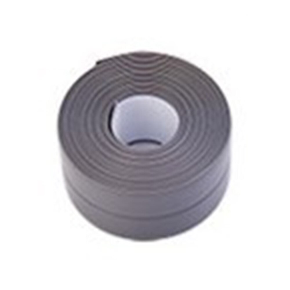 3.8x320cm PVC łazienka prysznic zlew wanna taśma uszczelniająca taśma biała wodoodporna olejoodporna samoprzylepna naklejka szkolne: Szary