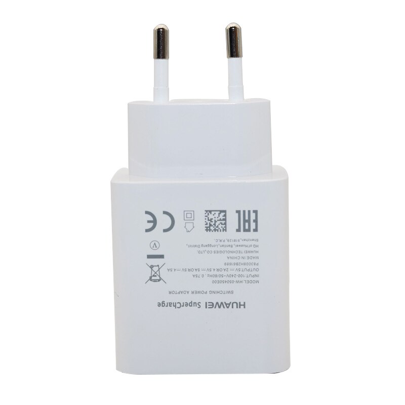 Huawei Snelle Oplader Voor Mate 9 10 Pro P10 Plus Supercharge Quick Travel Wall Adapter 4.5V 5A/5V4.5A Type-C 3.0 Usb Kabel 1M 1.5M: Only EU charger
