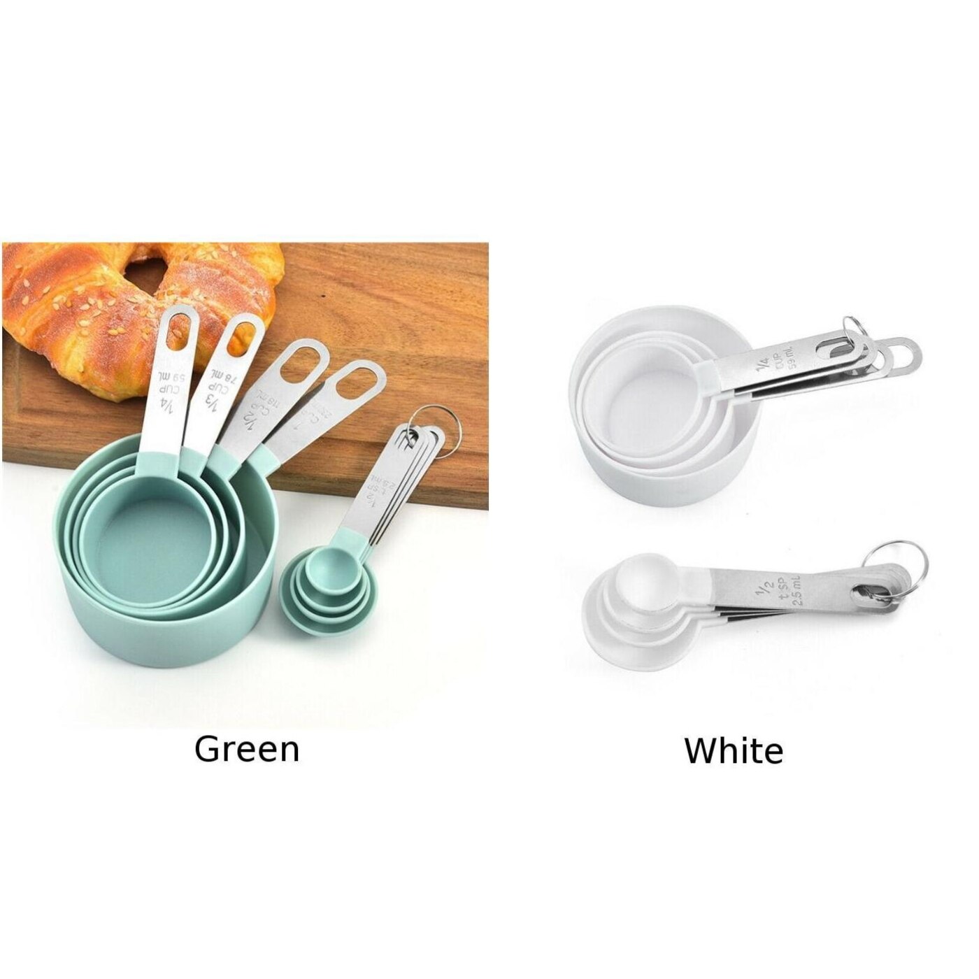 Cooking Measuring Cup kit Tools Set PP Stainless Steel Kitchen ​