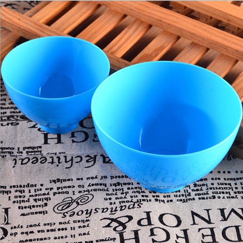 Recipiente de plástico antigotas para mascarilla, cuencos de medición para Sal, salsa, azúcar, mantequilla