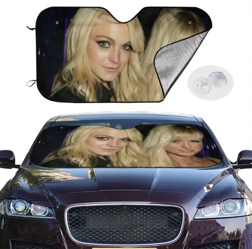 Paris Hilton Linsay Lohan Britney Spears Car Sun Shade Car Sun Visor Car Assessoires Movie Character Custom Sunshade: Gold
