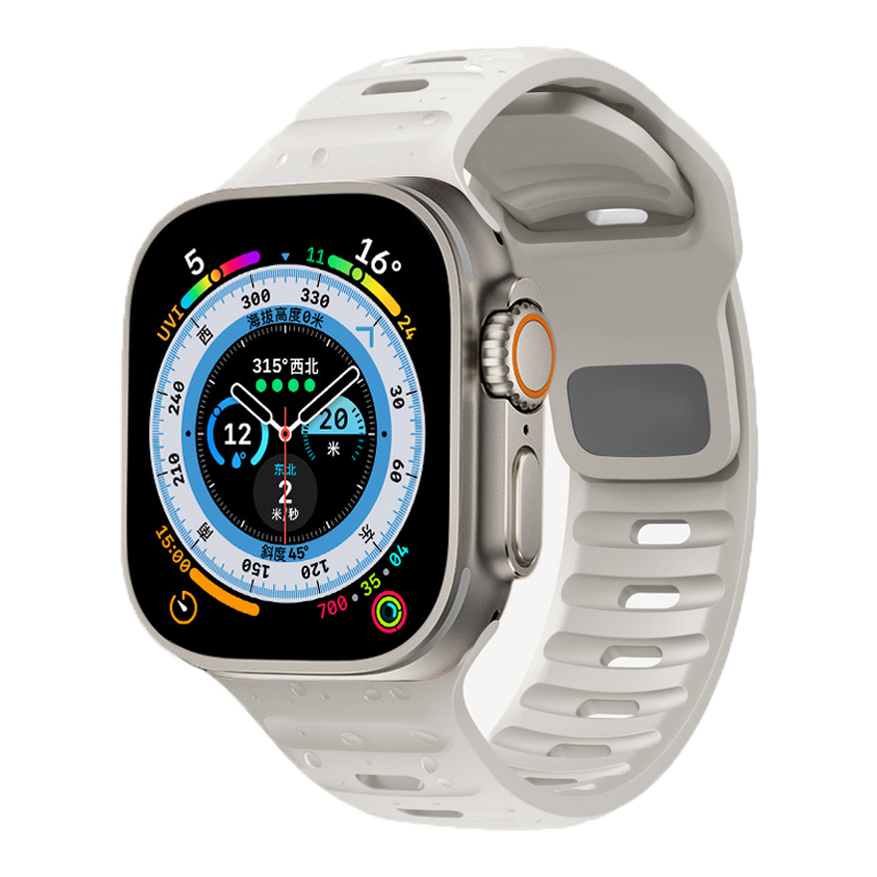 Siliconen Band Voor Apple Horlogeband 49Mm 44Mm 45Mm 40Mm 41Mm 49 Sport Correa Horlogeband Iwatch Serises 8 7 6 5 Se Ultra