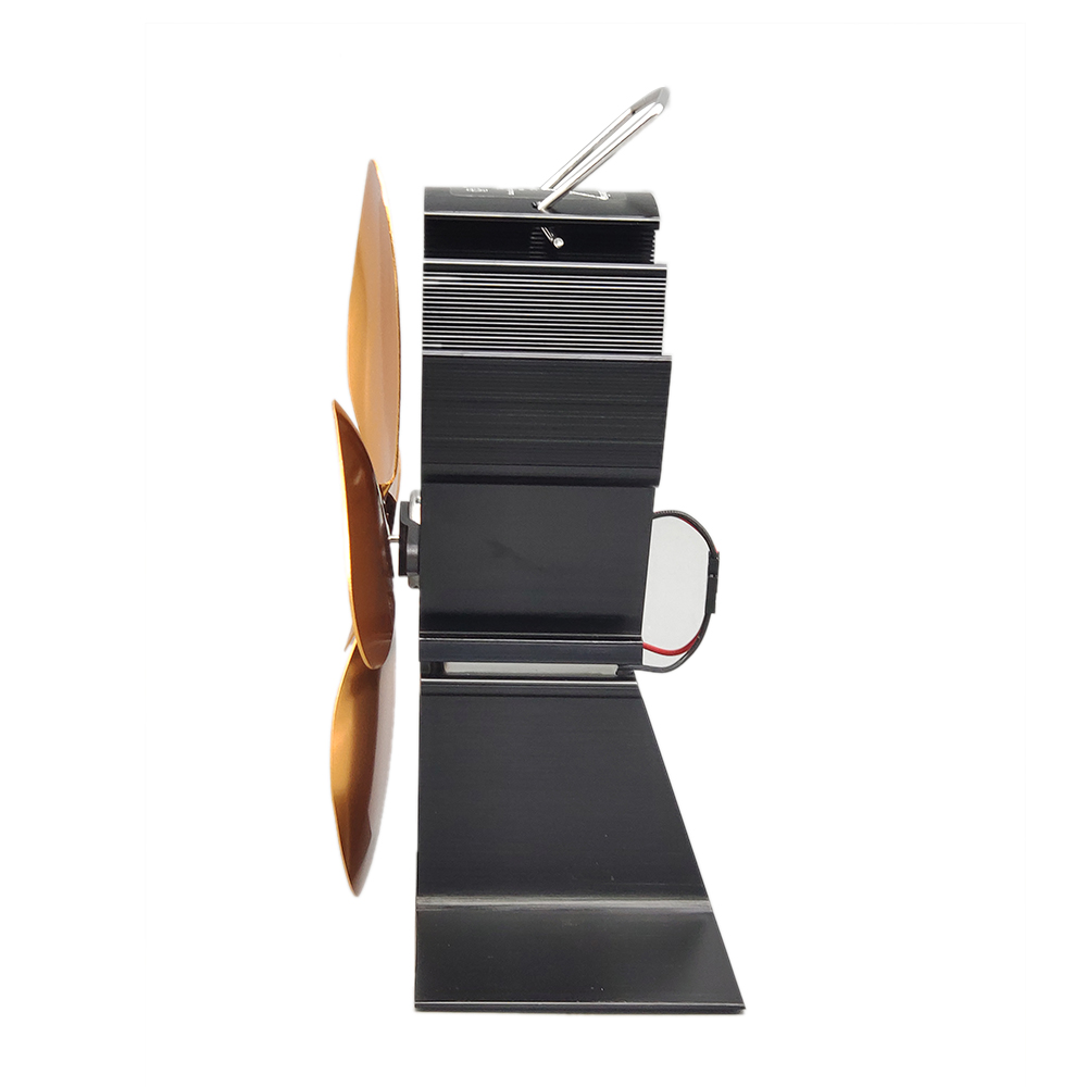 4 lames énergie thermique brûleur ventilateur chaleur conduite Circulation Eco hiver amical calme maison efficace Distribution de chaleur