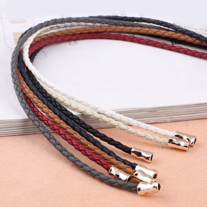 Vrouwen Lange Taille Touw Effen Kleur Dunne Taille Ketting Voor Jurken Vrouwelijke Gevlochten Taille Riem Eenvoudige Tailleband Lady Haaraccessoires