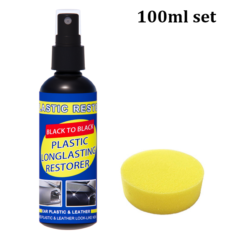 Plastic Restorer Back To Black Gloss Car Plastic Leather Restorer Car Cleaning Products Auto Polish And Repair Coating Renovator: Blue