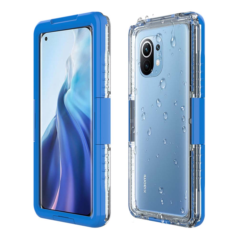 IP68 Waterdichte Case Voor Xiaomi Redmi 9T Zwemmen Duiken Outdoor Shockproof Case Voor Redmi Note 9S 9T volledige Bescherming: for Redmi Note 9S / Blue