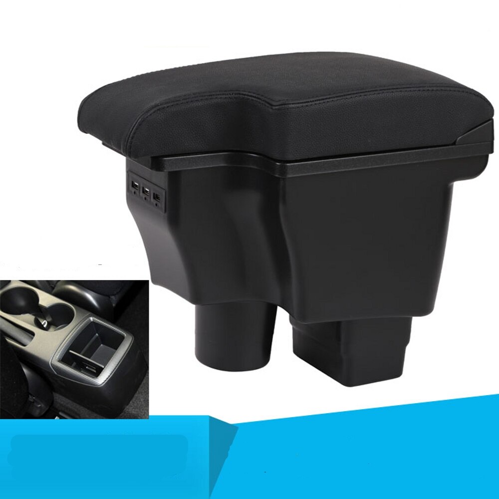 Pour Mazda 2 skyactiv version cx3 CX-3 accoudoir boîte centrale magasin contenu boîte avec USB cx 3 accoudoirs boîte cx3