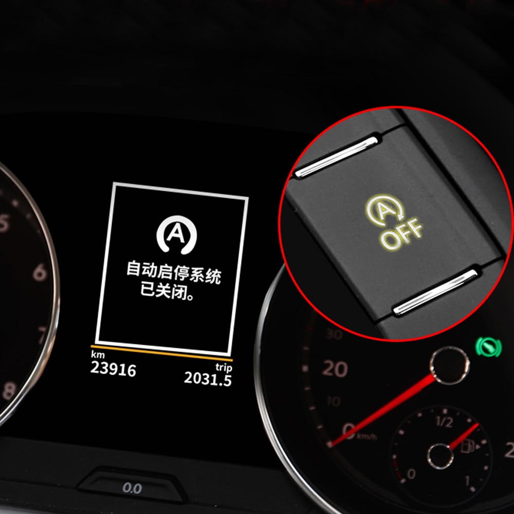 Til vw volkswagen tiguan  mk2 bil automatisk stop start motor system enhed kontrol sensor stik interiør tilbehør