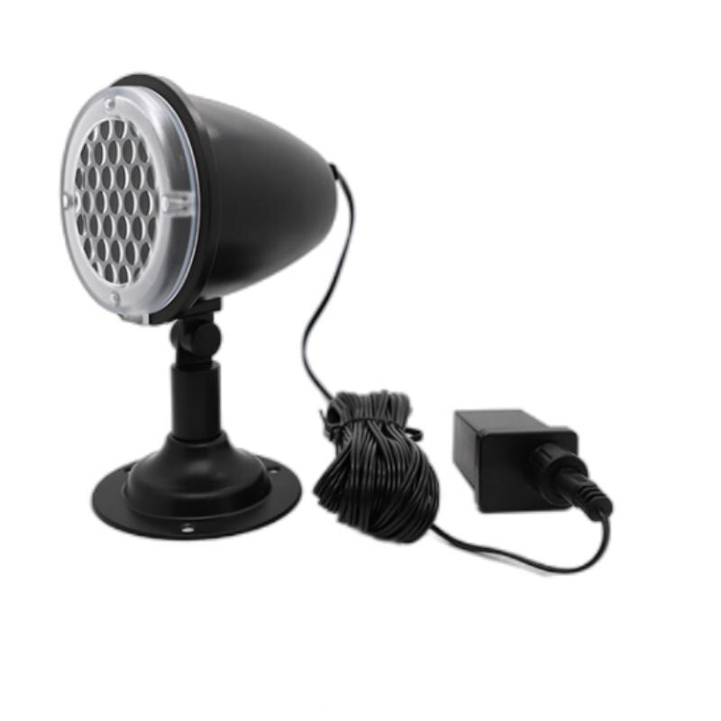 Zewnętrzna lampa projekcyjna w kształcie płatka śniegu + lampa projekcyjna zorza polarna doprowadziło laserowa lampka nocna świąteczna atmosfera dekoracja świąteczna!: EU wtyczka