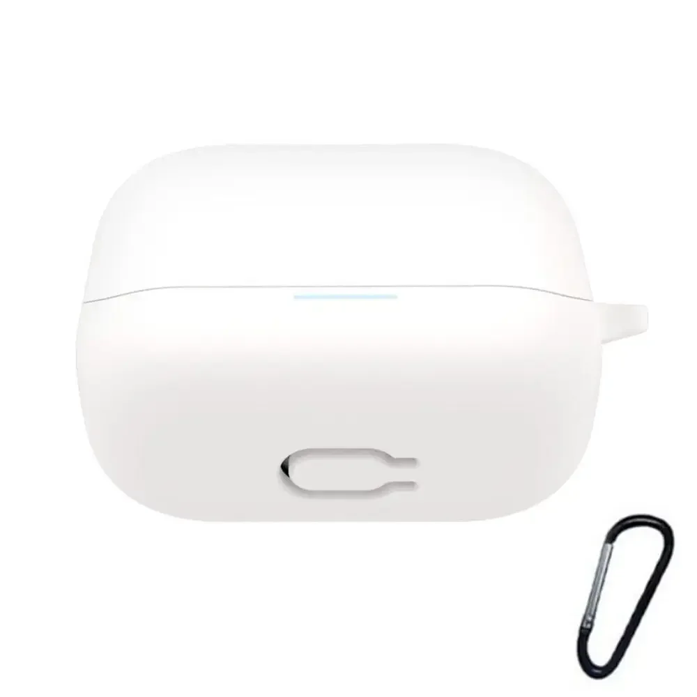 Siliconen oortelefoonhoes voor Anker Soundcore K20i Bluetooth-oordopjes Beschermende schaal Anti oplaaddoos Mouw hoofdtelefoonhoes: Bruin