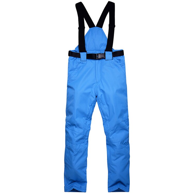 Winter Dikke Warme Skibroek Mannen Vrouwen Liefhebbers Winddicht Waterdichte Jarretelbroek Sneeuw Snowboard Broek Plus Size: S / Blauw