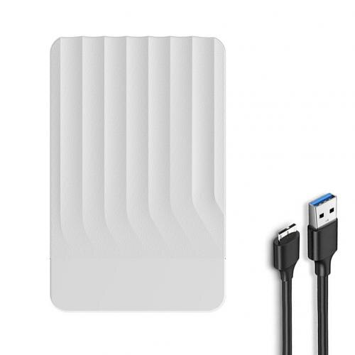 USB 3,0 2,5 zoll SATA Externe Gehäbenutzen Silikon Schutz Festplatte Festplatte Kasten: Weiß