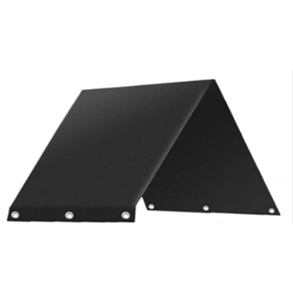 Schaukel Sonnenschirm Abdeckung Set Wasserdicht Schaukel Baldachin Ersatz Abdeckung Schaukel Stuhl Markise Für Outdoor Garten Schattierung Liefert: Black
