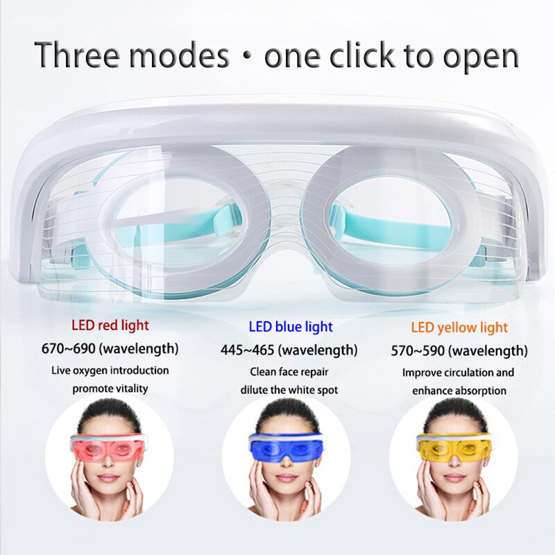 LED beauty massage eye mask constant temperature compress relieve eye fatigue photorejuvenation eye care instrument