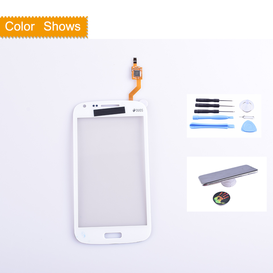 For Samsung Galaxy Core GT i8260 i8262 i8268 8260 8262 Touch Screen Panel Sensor Digitizer Front Glass Lens Touchscreen No LCD: white with gift