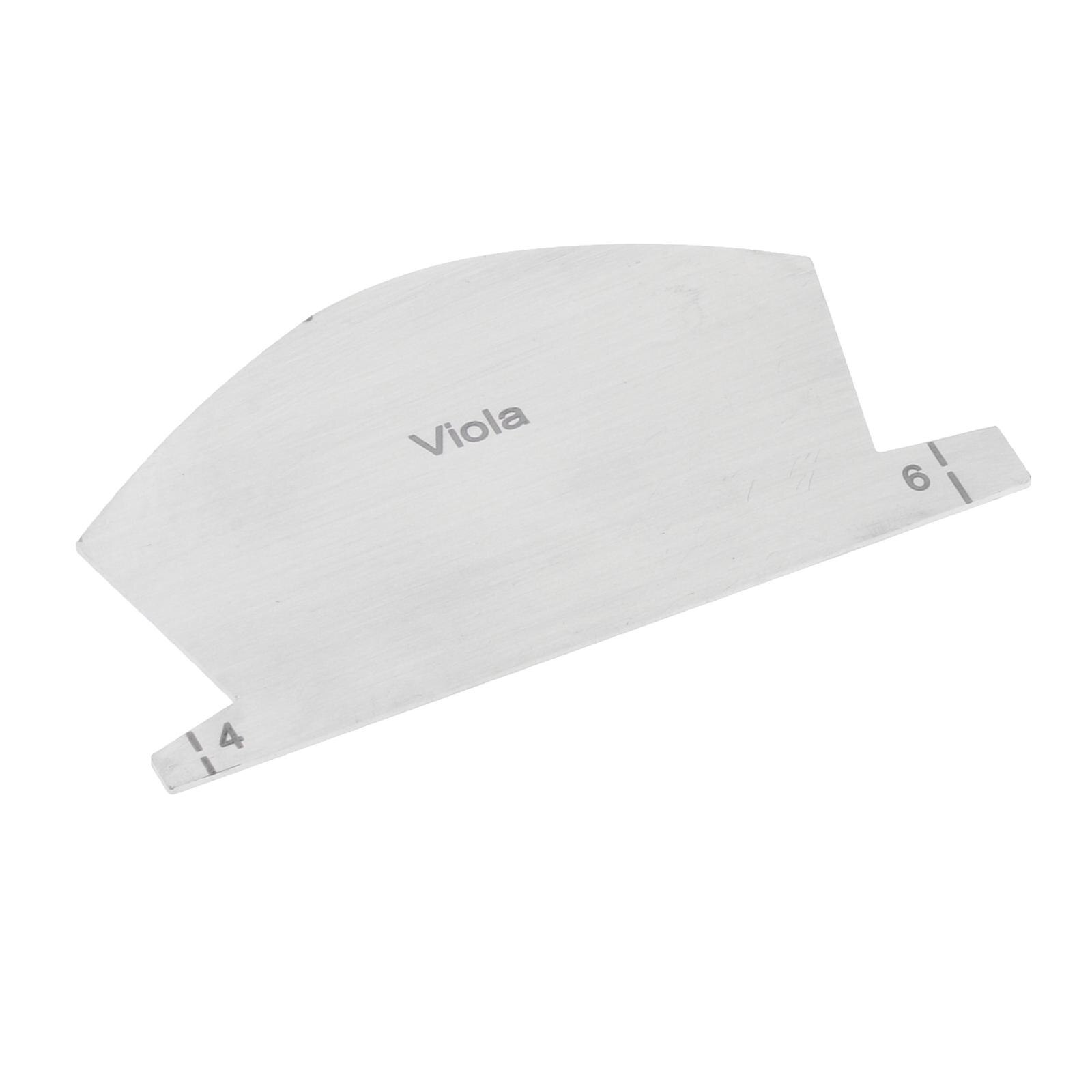 1pc/2pcs Metal Violin Bridge Fingerboard Templates Repair Tools Fingerboard Scraper Making Tools 10 Style for Chose: Viola Arc 1pc
